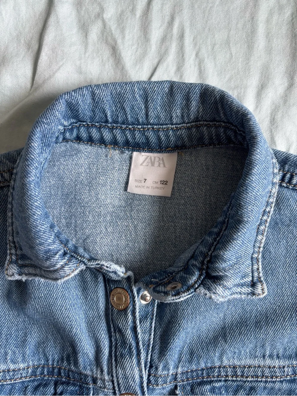 Zara Blue Kids Denim Jean Jacket